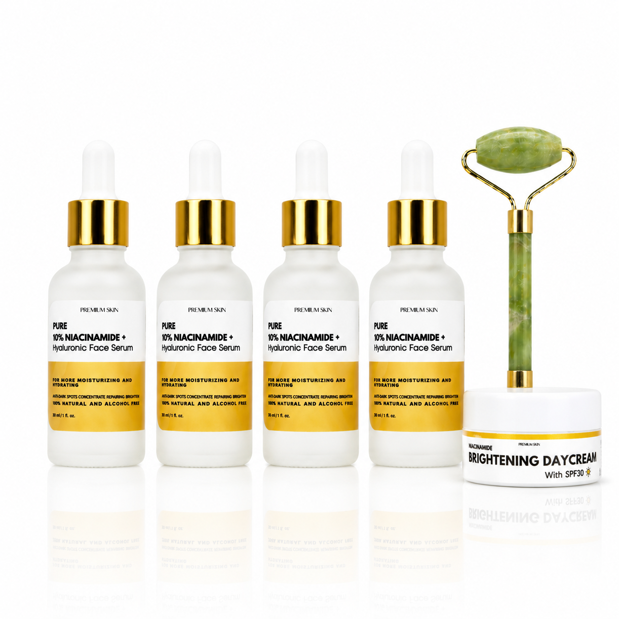 4 Serum + FREE Toner + FREE Day Cream